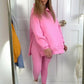 Set donna con cappuccio e pantaloni alla mod
