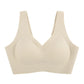 Reggiseno di sostegno senza cuciture a spalline larghe altamente elasticizzat
