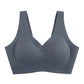 Reggiseno di sostegno senza cuciture a spalline larghe altamente elasticizzat