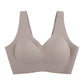 Reggiseno di sostegno senza cuciture a spalline larghe altamente elasticizzat