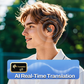 Cuffie impermeabili open-ear con traduzione A