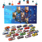 🎄📅 Calendario dell'Avvento natalizio di 24 giorni - Conto alla rovescia per auto da corsa per bambini