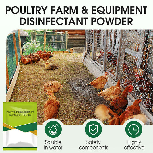 100 g di polvere disinfettante per pollai e attrezzatur