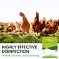 100 g di polvere disinfettante per pollai e attrezzatur