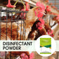 100 g di polvere disinfettante per pollai e attrezzatur