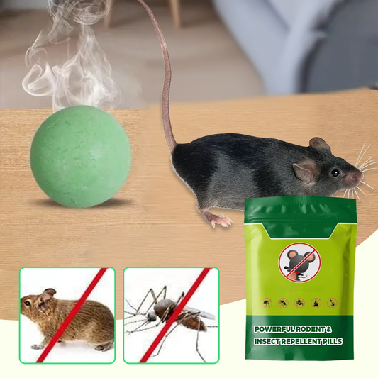 Potente pillola repellente per roditori e insett