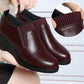 Scarpe con zeppa elastica da donna in ecopell