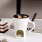Tazza per fonduta di cioccolato in ceramic