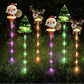 Luci di picchetto da giardino a bagliore cald