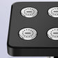 Soffione quadrato con regolazione a 360°