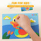 Bricolage 3D per bambini con adesivi in EVA