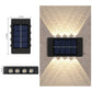 Lampada da parete a energia solare su e giù