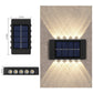 Lampada da parete a energia solare su e giù