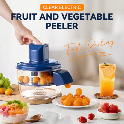 Pelapatate elettrico trasparente per frutta e verdur