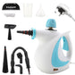 💨 50% DI SCONTO! 🧼 Pulitore a Vapore Portatile 1050W – Pressurizzato, Multi-Superficie & 12 Accessori per una Pulizia Profonda ✨
