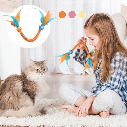 🎁GRANDE OFFERTA! Giocattoli per Gatti con Erba Gatta e Piume – Il Tuo Micio Impazzisce! 🐱✨