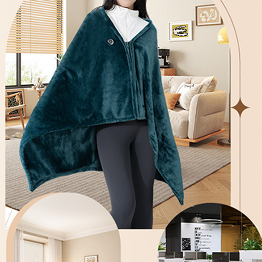 Coperta riscaldata USB portatile con cerniera