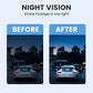 Dashcam 4K Ultra HD per auto con visione notturna