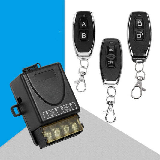 Kit interruttore e ricevitore con telecomando senza fili, senza cablaggi