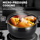 Pentola per zuppa smaltata a micropressione di grande capacità