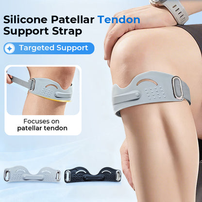 Fascia di sostegno in silicone per il tendine rotule