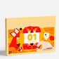 Kit completo fai da te per realizzare colorate opere d'arte in carta 3
