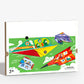 Kit completo fai da te per realizzare colorate opere d'arte in carta 3