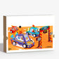Kit completo fai da te per realizzare colorate opere d'arte in carta 3
