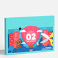 Kit completo fai da te per realizzare colorate opere d'arte in carta 3