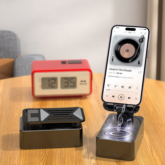 🎁Scelta regalo - 3 in 1 - Altoparlante Bluetooth wireless, stazione di ricarica, supporto per telefono