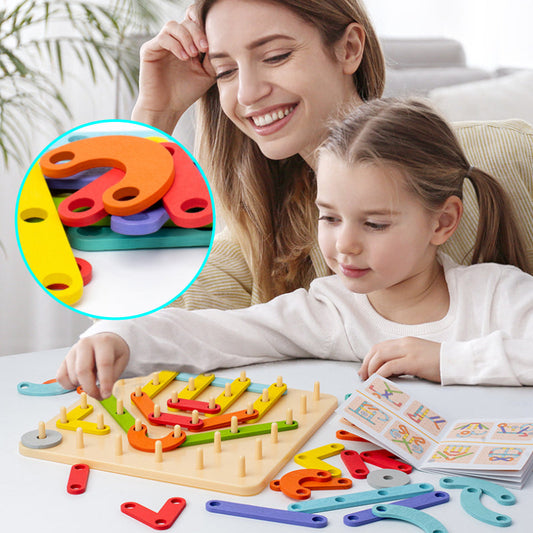 Puzzle Montessori con tessere da inserire 🎅Idea regalo di Natale!🎁Spedizione gratuita