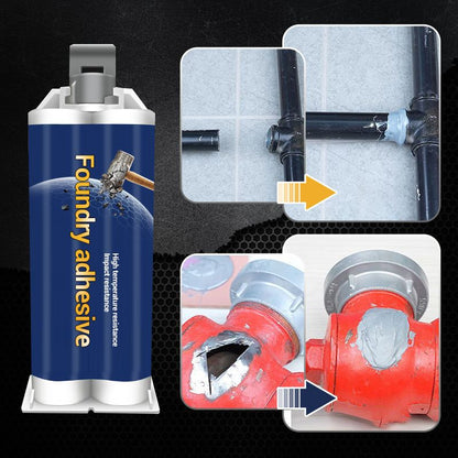 Colla forte per riparazioni metallich