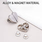 Clip magnetiche per tende a forma di cuor