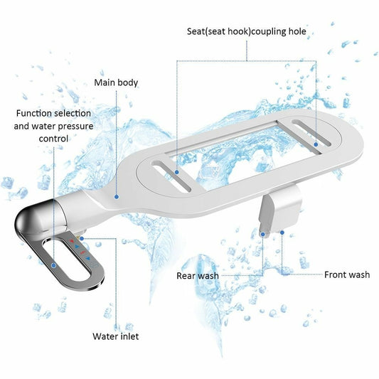 🚽 48% DI SCONTO! 🚿 Bagno Bidet Non Elettrico a Doppio Getto – Igienico, Installazione Facile & Autopulente con Design Moderno ✨