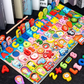Puzzle educativo in legno con numeri per bambin