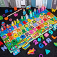 Puzzle educativo in legno con numeri per bambin