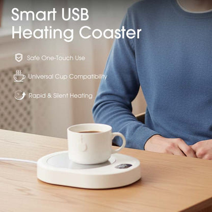 Sottobicchiere riscaldante USB intelligente