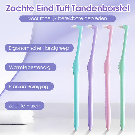 Spazzolino morbido con setole morbide per zone difficili da raggiungere