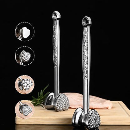 Mallet bifacciale all-in-one per battere la carne