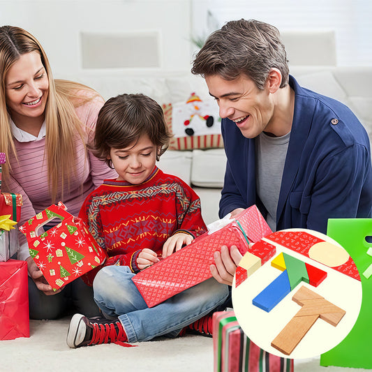 🔥 Ultimo giorno di saldi 50% OFF🔥Giocattolo educativo a forma di puzzle in legno a T