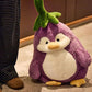 Adorabile pinguino melanzana peluche ultra morbid