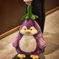 Adorabile pinguino melanzana peluche ultra morbid
