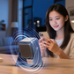 Altoparlante Bluetooth Wireless a Induzione 5-in-1 con Supporto Regolabile per Telefono