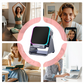 Altoparlante Bluetooth Wireless a Induzione 5-in-1 con Supporto Regolabile per Telefono