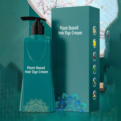 🎅Offerta speciale di Natale🥳Crema tintura per capelli a base vegetale per coprire i capelli grig