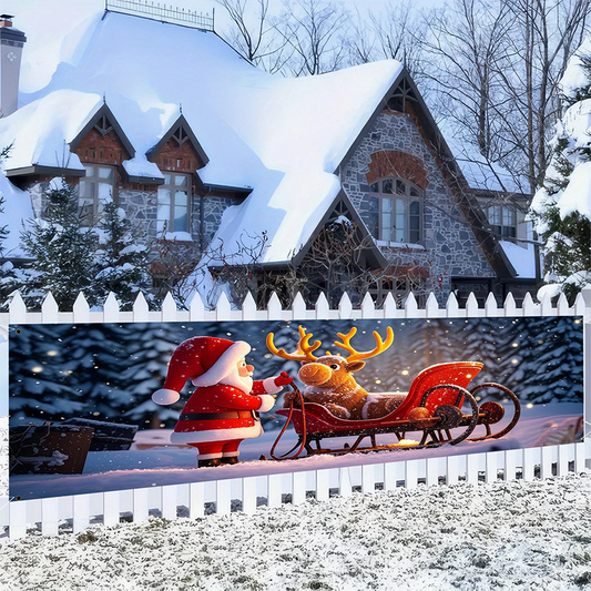 🎄 -50% Striscione Natalizio da Esterno