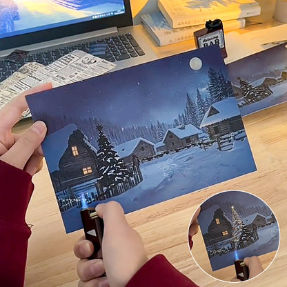 💝🎄Biglietto di auguri natalizio creativo con cambiamento di temperatur