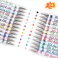 Set di penne gel multicolori per disegnare e colorar