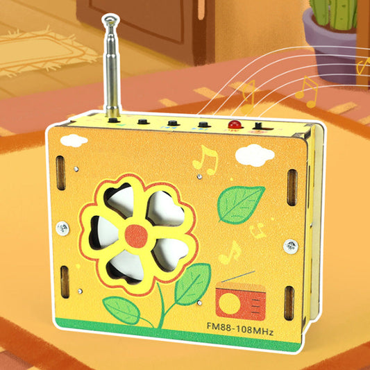 Giocattoli educativi per bambini Mini radio fai da te