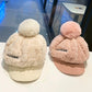 [Il miglior regalo per lei] Cappello invernale da donna con visiera corta e cald